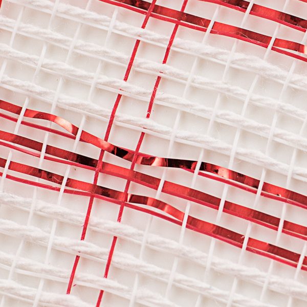 10  Foil Check Mesh: Red & White Online