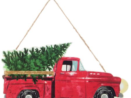 10  MDF Truck with Christmas Tree Online