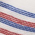 10  Border Stripe Mesh: White, Red, Blue Hot on Sale