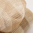 10  Fabric Mesh: Natural & Cream Check Sale