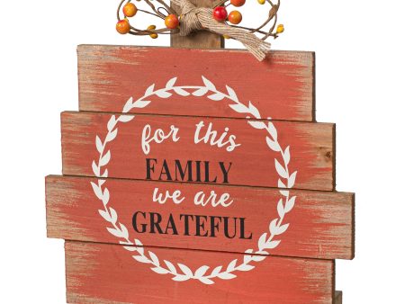 10  Grateful Pumpkin Plaque Online