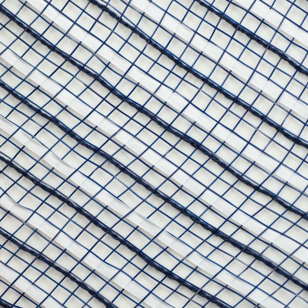 10  Fabric Stripe Mesh: Navy & White Fashion