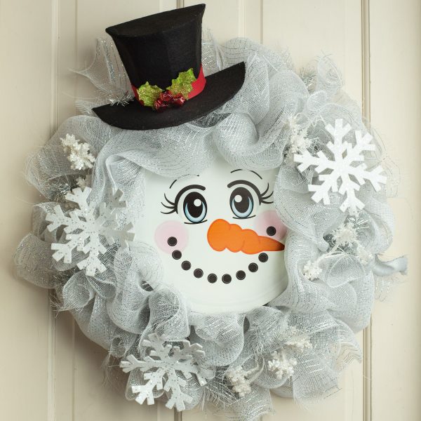 10  Felt Snowman Half-a-Hat Cheap