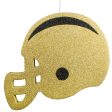 12  Glitter Football Helmet: Gold & Black For Discount