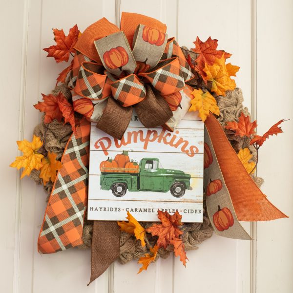 10  Wooden Sign: Farm Fresh Pumpkins Online Hot Sale