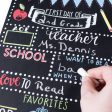 10.5  First Day Of School Chalkboard Sign For Sale