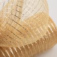 10  Poly Deco Mesh: Metallic Champagne Gold on Sale