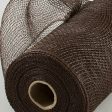 10  Value Deco Mesh: Chocolate Brown Discount