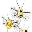 1.5  Yellow Bumble Bee On Wire (Set of 24) on Sale