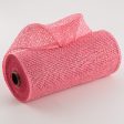 10  Poly Burlap Mesh: Pink Cheap