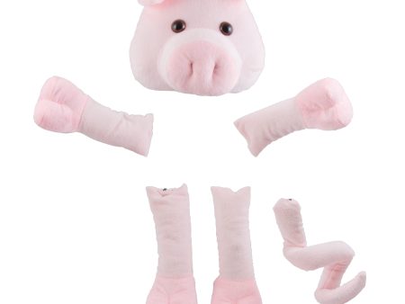 Plush Pig Wreath Accent on Sale