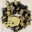 12  Glitter Football Helmet: Gold & Black For Discount