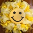 10  Yellow Smiley Face Decoration: Yellow & Black Online