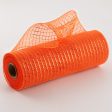 10  Poly Deco Mesh: Metallic Orange Copper For Cheap