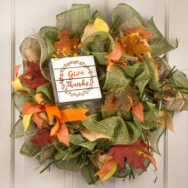 6  Tabletop Box Sign: Give Thanks Online Hot Sale