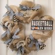 10  Wooden Sign: Basketball Spoken Here Online Sale