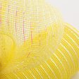 10  Iridescent Foil Mesh: Pastel Yellow & White Supply