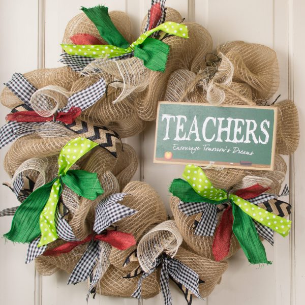 10  Wooden Sign: Teachers Encourage For Discount