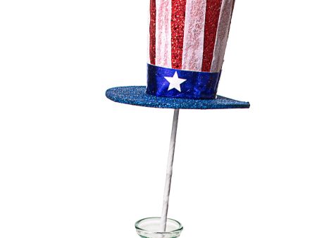 12  Stars & Stripes Top Hat Pick: RWB Online Sale