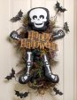 Plush Skeleton Wreath Accent Online