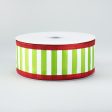 1.5  Metallic Edge Stripe Ribbon: Christmas (10 Yards) Online now