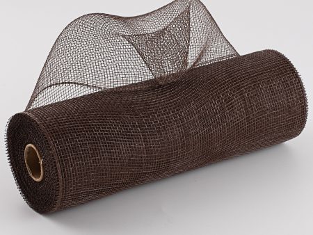 10  Value Deco Mesh: Chocolate Brown Discount