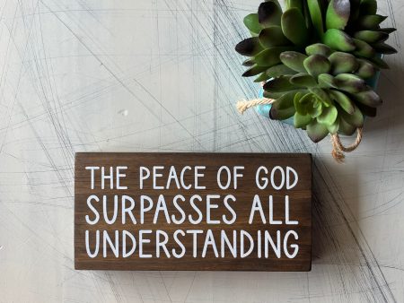 The peace of God surpasses all understanding Online